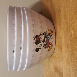 Set of 4 Disney Mickey and Minnie Mouse Melamine Bowls
